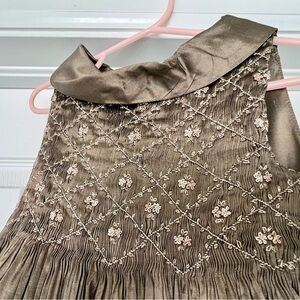 Beautiful 100% silk 3T Luli and Me embroidered dress